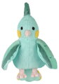Plyšový papagáj na bábkové divadlo Parrot Hand Puppet The Glue Pots Histoire d’ Ours tyrkysový 24 cm od 0 mes HO3404