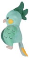 Plyšový papagáj na bábkové divadlo Parrot Hand Puppet The Glue Pots Histoire d’ Ours tyrkysový 24 cm od 0 mes HO3404