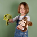 Plyšový dinosaurus na zápästie Dino Bracelet Slap The Glue Pots Histoire d’ Ours zelený 25 cm od 24 mes HO3412
