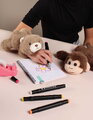 Plyšový medvedík na zápästie Bear Bracelet Slap The Glue Pots Histoire d’ Ours hnedý 25 cm od 24 mes HO3413