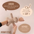 Plyšový leňochod na zápästie Sloth Bracelet Slap The Glue Pots Histoire d’ Ours hnedý 25 cm od 24 mes HO3414