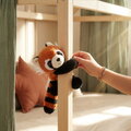 Plyšová panda červená na zápästie Red Panda Bracelet Slap The Glue Pots Histoire d’ Ours oranžová 25 cm od 24 mes HO3416