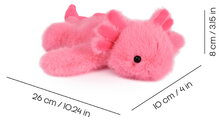 Plyšový axolotl na zápästie Axolotl Bracelet Slap The Glue Pots Histoire d’ Ours ružový 25 cm od 24 mes HO3419