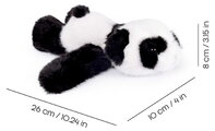 Plyšová panda na zápästie Panda Bracelet Slap The Glue Pots Histoire d’ Ours čierno-biela 25 cm od 24 mes HO3422