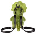 Plyšový batoh Dinosaurus Dino Backpack The Glue Pots Histoire d’ Ours s popruhmi zelený 28 cm od 24 mes HO3427