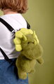 Plyšový batoh Dinosaurus Dino Backpack The Glue Pots Histoire d’ Ours s popruhmi zelený 28 cm od 24 mes HO3427