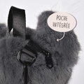 Plyšový batoh Koala Backpack The Glue Pots Histoire d’ Ours s popruhmi sivý 28 cm od 24 mes HO3428