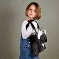 Plyšový batoh Koala Backpack The Glue Pots Histoire d’ Ours s popruhmi sivý 28 cm od 24 mes HO3428