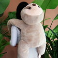 Plyšový leňochod na objímanie Sloth Weighted Plush Toy The Glue Pots Histoire d’ Ours hnedý 100 cm od 24 mes HO3435