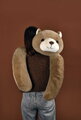 Plyšový macko na objímanie Bear Weighted Plush Toy The Glue Pots Histoire d’ Ours hnedý 100 cm od 24 mes HO3436