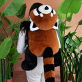 Plyšová panda červená na objímanie Red Panda Weighted Plush Toy The Glue Pots Histoire d’ Ours hnedá 100 cm od 24 mes HO3437