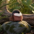 Plyšový vtáčik vrabček Sparrow Les Cui-Cui Paradis Histoire d’ Ours hnedo-sivý 15 cm od 0 mes HO3441