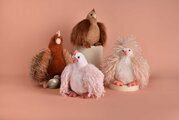 Plyšová sliepočka Redhead Plush Chicken Les Poulettes Histoire d’ Ours hnedá 20 cm od 0 mes HO3444