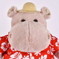 Plyšový hrošík Aloha Hippo Histoire d’ Ours v havajskej košeli béžový 38 cm od 0 mes HO3452