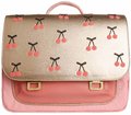 Školská aktovka It Bag Midi Cherry Pompon Jeune Premier ergonomická luxusné prevedenie 30*38 cm