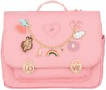 Školská aktovka It Bag Midi Vichy Love Pink Jeune Premier ergonomická luxusné prevedenie 30*38 cm