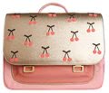 Školská aktovka It bag Midi Cherry Pompon Jeune Premier ergonomická luxusné prevedenie 30*38 cm