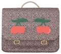 Školská aktovka It Bag Midi Leopard Cherry Jeune Premier ergonomická luxusné prevedenie 30*38 cm
