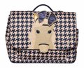 Školská aktovka It Bag Midi Houndstooth Horse Jeune Premier ergonomická luxusné prevedenie 30*38 cm