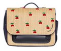 Školská aktovka It Bag Midi Raffia Cherry Jeune Premier ergonomická luxusné prevedenie 30*38 cm