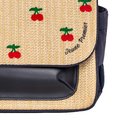 Školská aktovka It Bag Midi Raffia Cherry Jeune Premier ergonomická luxusné prevedenie 30*38 cm