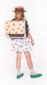 Školská aktovka It Bag Midi Raffia Cherry Jeune Premier ergonomická luxusné prevedenie 30*38 cm