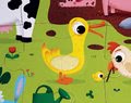 Puzzle pre najmenších Zvieratká na farme Tactile Janod s textúrou 20 dielov