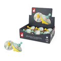 Tradičný kovový kolotoč vĺčik Zajačiky Rabbits Metal Spinning Tops Pure Janod kovový 2 druhy od 18 mes J04120