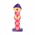 Drevené písmeno I Clown Letter Janod lepiace 9 cm oranžové/modré/zelené/ružové od 3 rokov