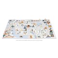 Koberec a hracia podložka Horské údolie Mountain Valley Playmat with Circuit Cross Roads Janod protišmyková od 24 mes J05940