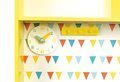 Drevená kuchynka Happy day Janod elektronická, so zvukom a svetlom so 7 doplnkami zeleno-žltá