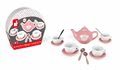Čajová súprava Macaron Tea Set Janod porcelánová v kufríku 14 dielov od 3 rokov
