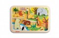 Drevené puzzle pre najmenších Zoo Chunky Janod 7 dielov od 18 mes