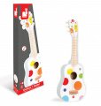 Drevená gitara Confetti Guitar Janod s realistickým zvukom dĺžka 64 cm
