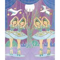 Maxi kreatívna sada Maľovanie vodovými farbami Tanečníci Golden Pictures Watercolour Dancers Atelier Janod 4 obrázky od 6 rokov J07964