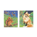Maxi kreatívna sada Maľovanie s číslami Lesné zvieratká Paint by Numbers Watercolor Forest Animals Atelier Janod 2 obrázky od 7 rokov J07983