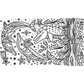 Midi kreatívna sada Maľovanie Oceán Magic Painting Ocean Atelier Janod 6 obrázkov od 7 rokov J07990