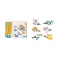 Sada na výrobu šperkov Sponky do vlasov Zvieratká Glittery Animal Hairclips Atelier Janod na výrobu 6 kusov šperkov od 6 rokov J07997