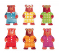 Drevené puzzle Medveď v pyžame Zigolos Janod 18 dielov od 24 mes