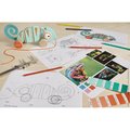 Drevená hračka na ťahanie Chameleón Pull-Along Tropik Janod od 12 mes J08264