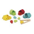Didaktická hračka na triedenie Montessori Veľryby Whales Colour Matching Game Janod od 24 mes J08276