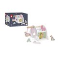 Drevený domček pre jednorožce Unicorn House Janod 5 doplnkov J08591