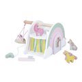 Drevený domček pre jednorožce Unicorn House Janod 5 doplnkov J08591