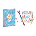 Tajný zápisník so zámkom Magický oceán Secret Notebook Magic Ocean Janod s perom 96 strán od 7 rokov J09109