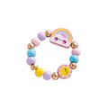 Sada na výrobu šperkov Drevené korálky Dúhová krajina Wooden Jewellery Rainbow Land Atelier Janod na výrobu 4 kusov šperkov od 4 rokov J09129