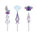 Kreatívna sada DIY Vyrob si sám Čarovný prútik Magická škola Wands to Make Magic School Atelier Janod 3 prútiky od 7 rokov J09136