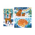 Midi kreatívna sada Mozaika Zázračná zima Mosaics Beautiful Winter Atelier Janod 3 obrázky od 5 rokov J09151