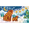 Midi kreatívna sada Mozaika Zázračná zima Mosaics Beautiful Winter Atelier Janod 3 obrázky od 5 rokov J09151