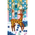 Midi kreatívna sada Mozaika Zázračná zima Mosaics Beautiful Winter Atelier Janod 3 obrázky od 5 rokov J09151