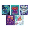 Maxi kreatívna sada Trblietavé piesky Zvieratká Glitter and Sand Sparkling Animals Atelier Janod 5 obrázkov od 7 rokov J09152